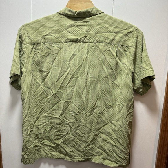 Columbia Men's Shirt Button Up Short‎ Sleeve Green Plaid Size XL - Picture 6 of 6